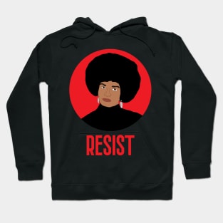 Angela Davis Cartoon Hoodie